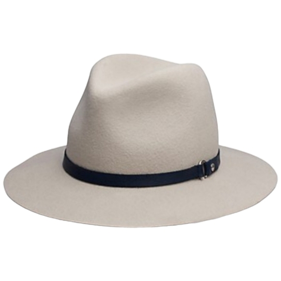 rag & bone Accessories - rag & bone Finley Wool Fedora, Size Small, Parchment, NWT
